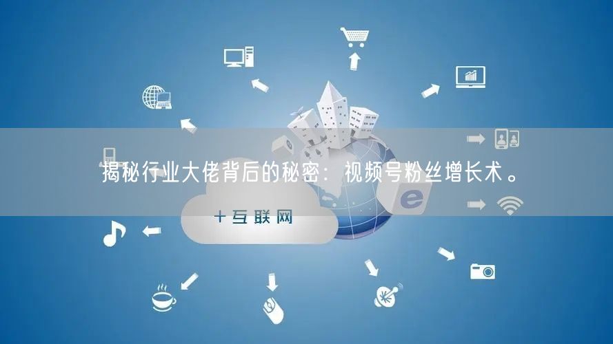 揭秘行业大佬背后的秘密:视频号粉丝增长术。