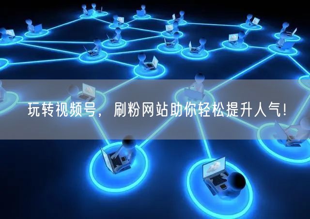 玩转视频号,刷粉网站助你轻松提升人气!