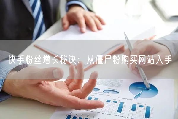 快手粉丝增长秘诀:从僵尸粉购买网站入手