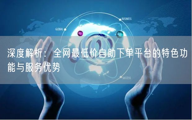 深度解析:全网最低价自助下单平台的特色功能与服务优势